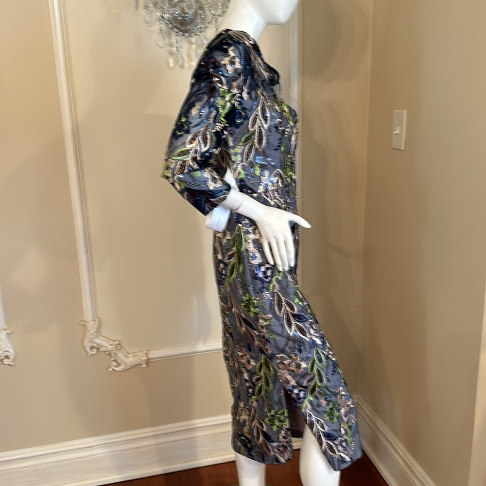 JS Collections Women's Floral Sheath Dresses size 4 - Picture 11 of 14